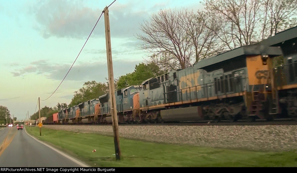 CSX ES44AC-H and SD70MAC Locomotives